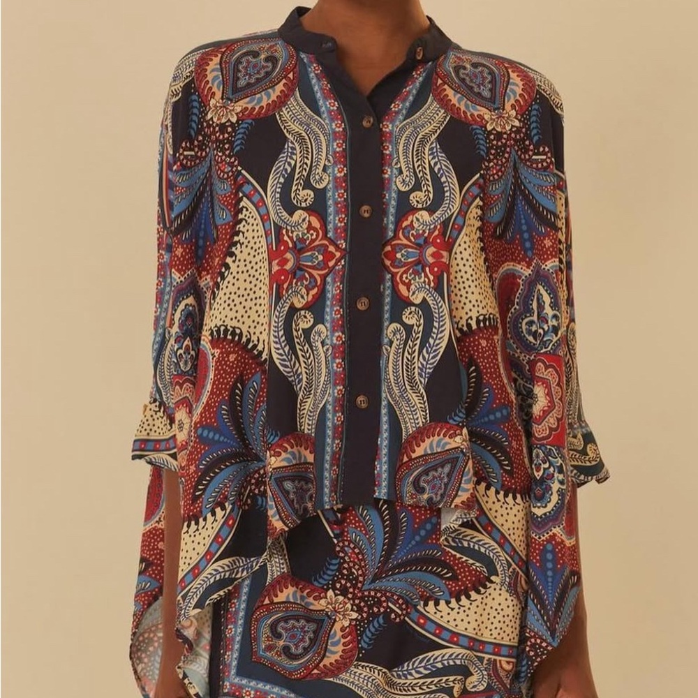 FARM Rio Paisley Print Women's Top